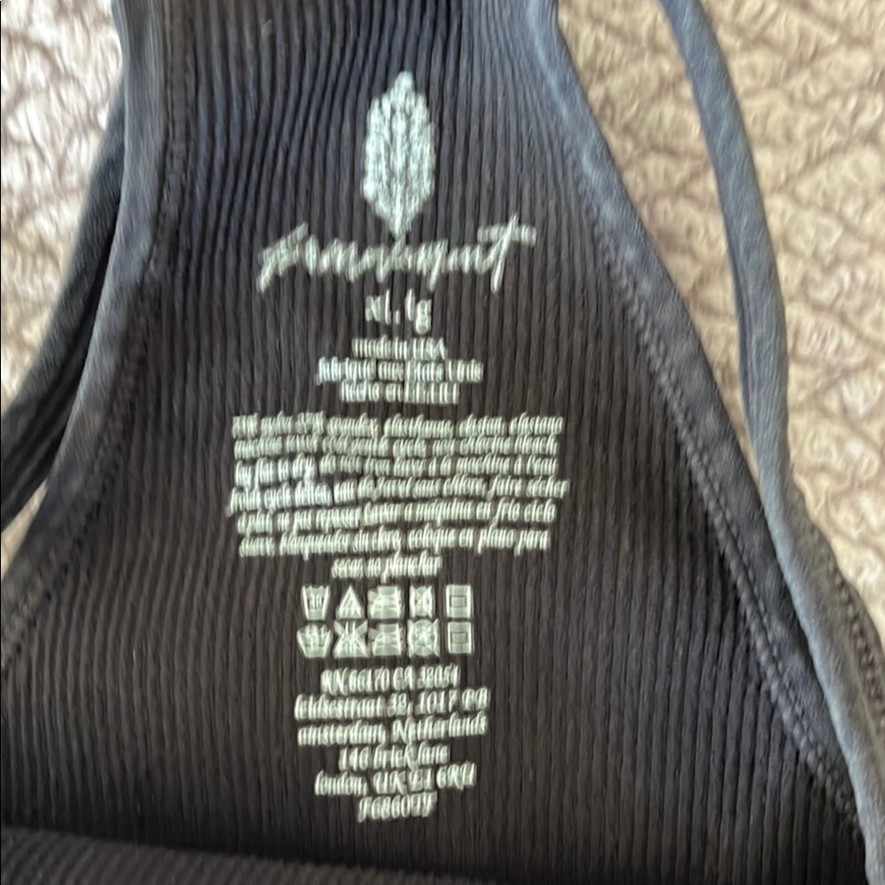 FP Movement by Free People Black Sleeveless Crop Tank Top - Picture 2 of 6